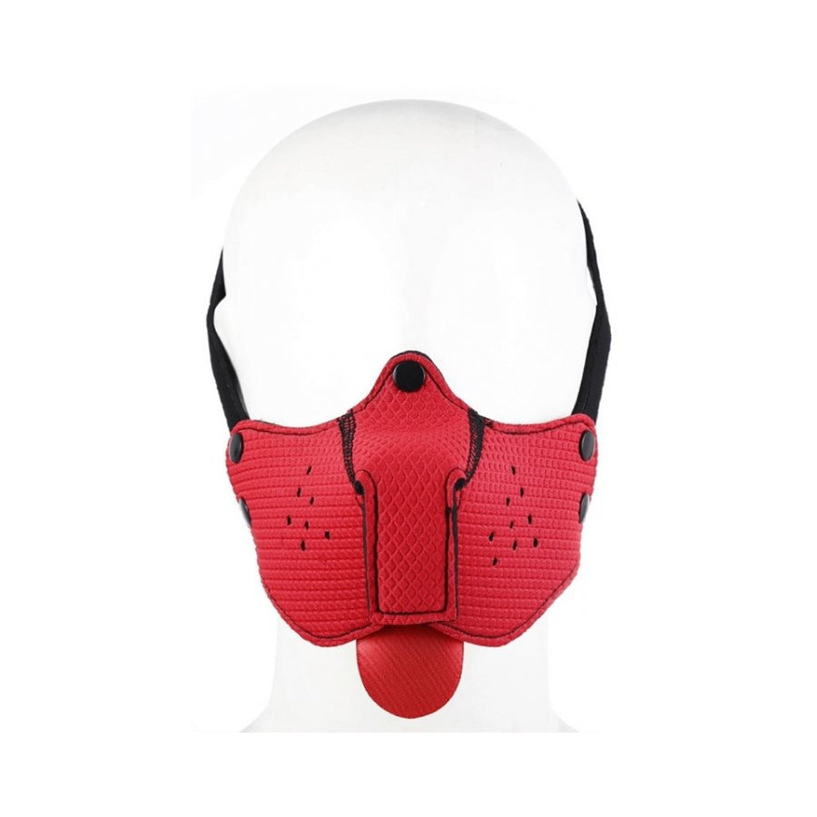 Neopren Schnauze + Zunge Puppy von Kinky Puppy