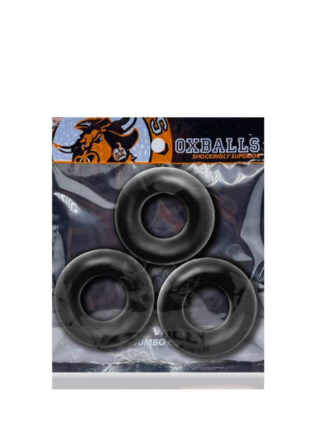 Oxballs FAT WILLY 3-pack Cockrings - Black