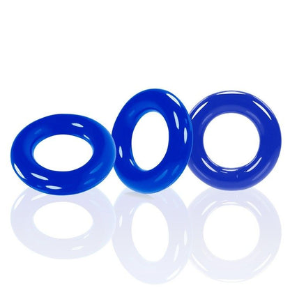 Oxballs WILLY RINGS 3-pack cockrings Black White Clear Police