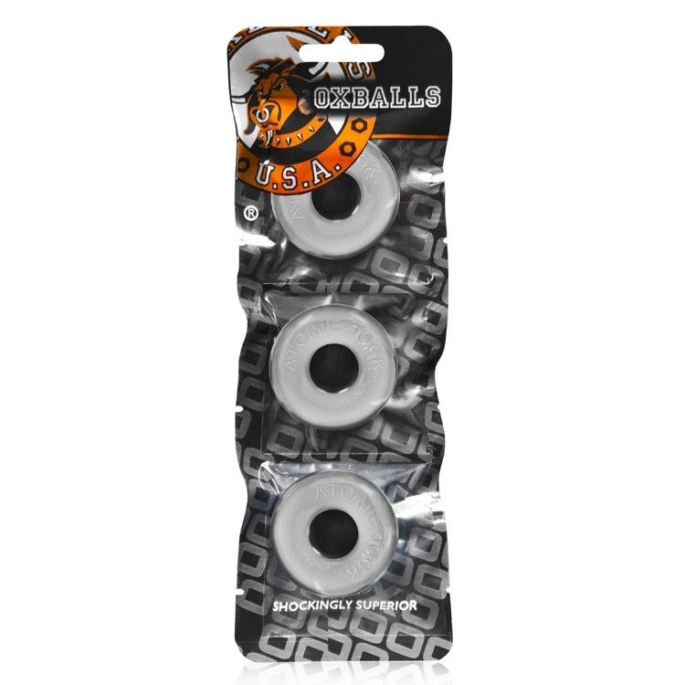 Oxballs Ringer Cockring - Clear 3 Pack
