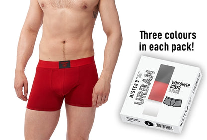 Mister B Urban Vancouver Boxer 3 Pack