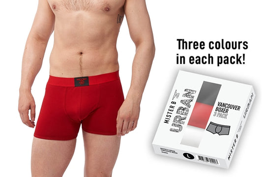 Mister B Urban Vancouver Boxer 3 Pack