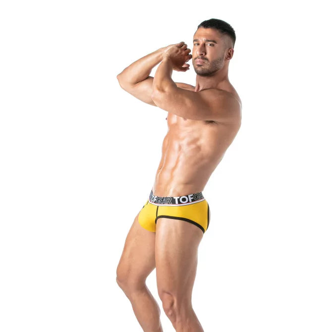 Champion Backless Brief Yellow von TOF PARIS