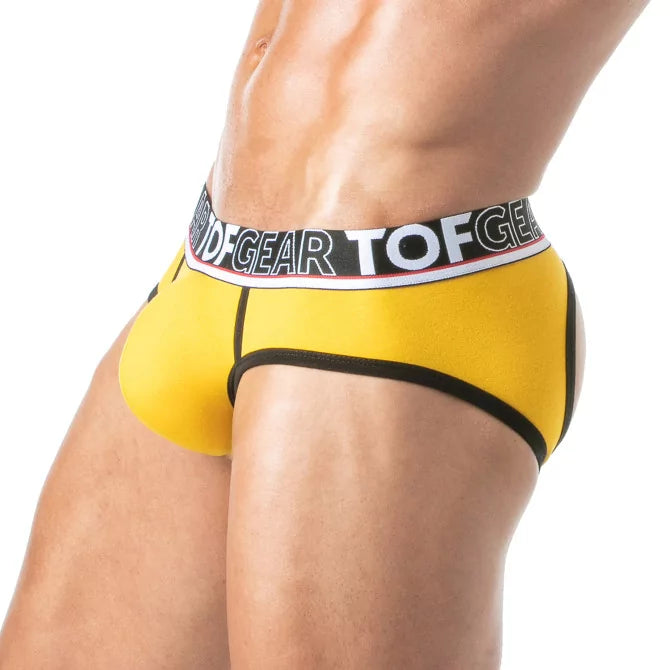 Champion Backless Brief Yellow von TOF PARIS
