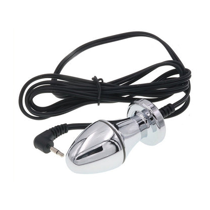Plug Electro Bipolar Silber - Für intensive Elektrostimulation