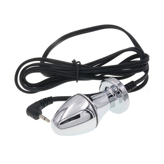 Plug Electro Bipolar Silber - Für intensive Elektrostimulation