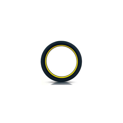 Silikon Cockring Beast Ring 36mm Schwarz-Gelb - Intensiviere Deine Erregung